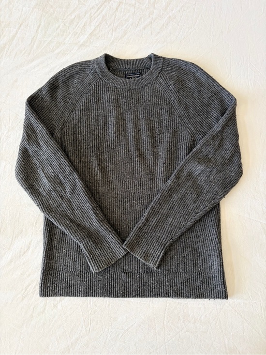 Abercrombie & Fitch Other - Abercrombie & Fitch Charcoal Ribbed Crewneck Sweater